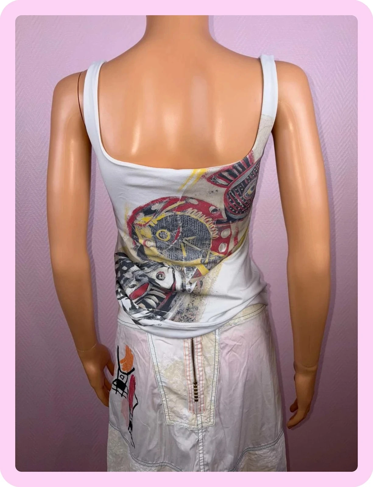 Dames set tanktop en rok maat S – photo 9